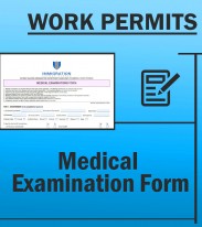 Immigration Work Permits - MD001 - Medical Examination Form