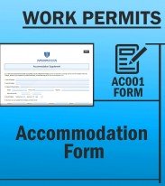 Immigration Work Permits - TWP AC001 - Accommodation Form