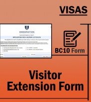 Immigration Visas - BC-10 Visitor Extension Form