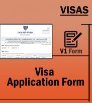 Immigration Visas - V1 - Visa Application Form