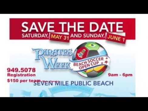 Pirates Week Beach Soccer PSA
