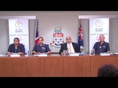 Cayman Special Olympics World Games Press Conference, 14th Jan 2015