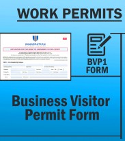 Immigration Work Permits - BVP1 - Business Visitor Permit