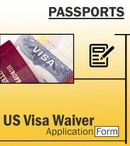 Immigration Passports - US Visa Waiver Form