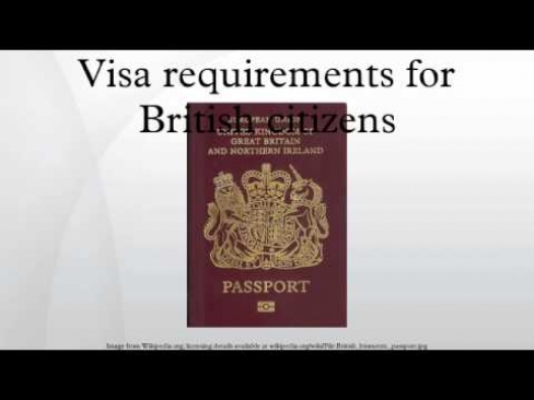 Visa requirements for British citizens