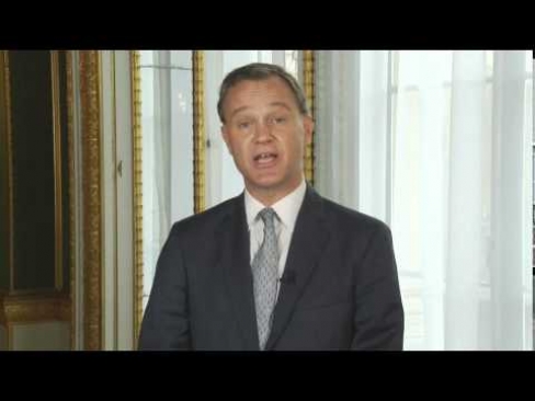 Mark Simmonds speaking after Overseas Territories Joint Ministerial Council