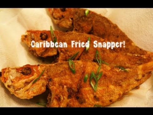 How to Cook Caribbean Fried Snapper.