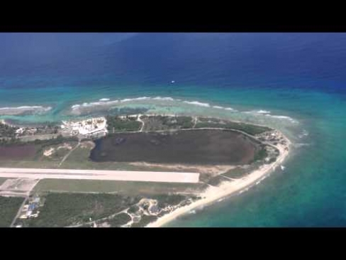 Cayman Brac Airport From the Air