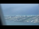 Take off GCM to UK - Aerial view of Seven mile Beach