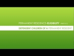 Dependent children of a Permanent Resident