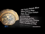 'Blue Willow Pattern Plate' donated by Andrew and Ricky Zelaya