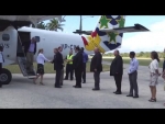 Royal couple arrives in Little Cayman to visit Central Caribbean Marine Institute
